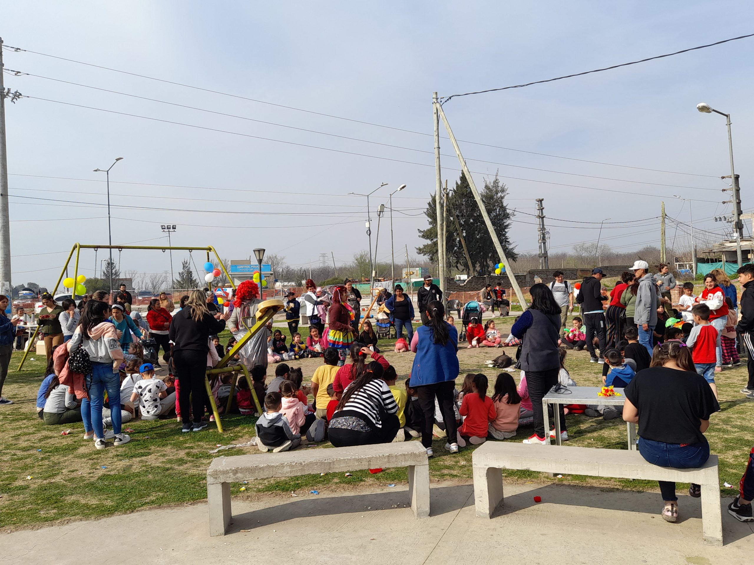 Barrio Obligado (San Miguel): masiva actividad por el día de las infancias