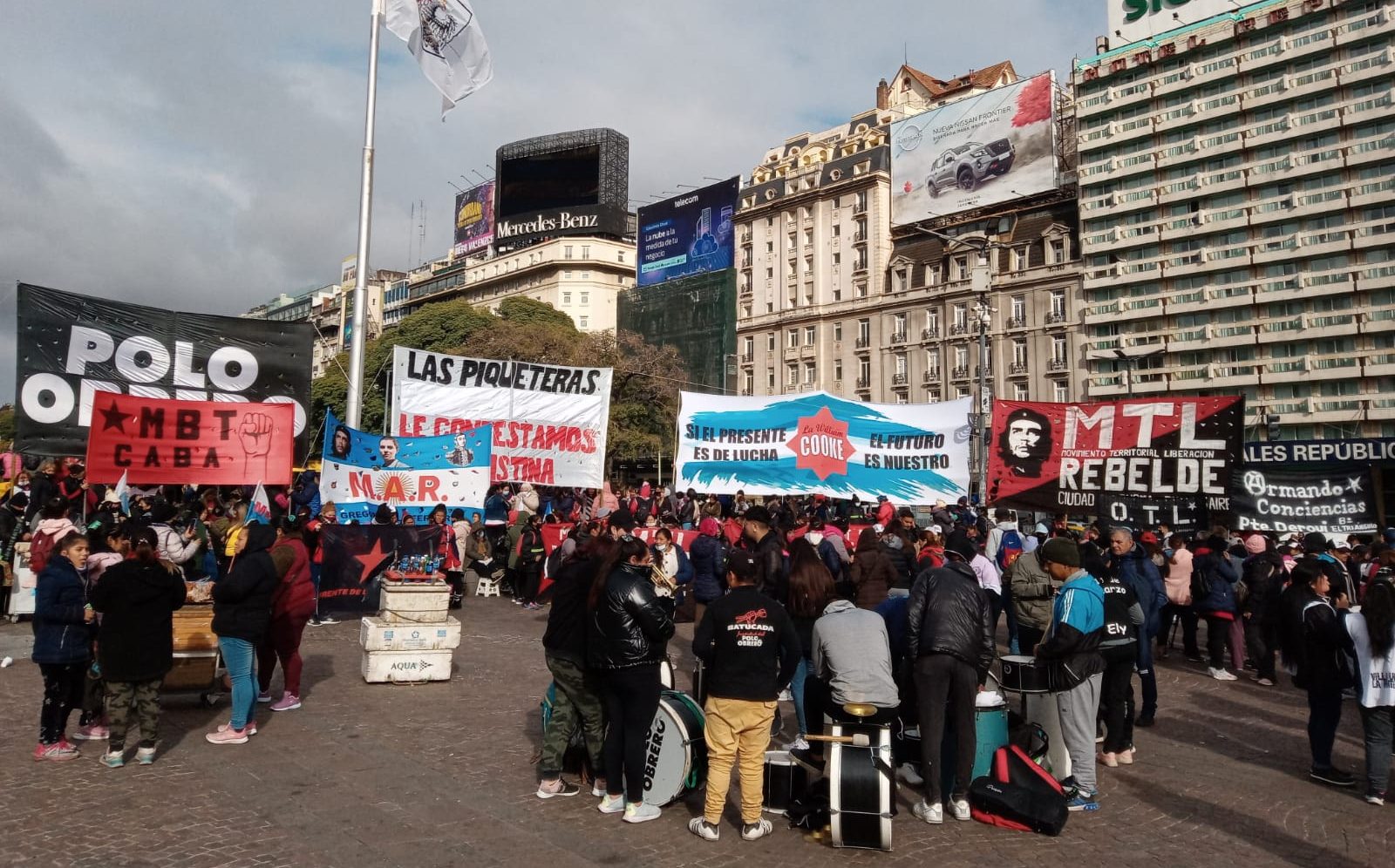 Con un Ollazo, las mujeres piqueteras le contestaron a Cristina