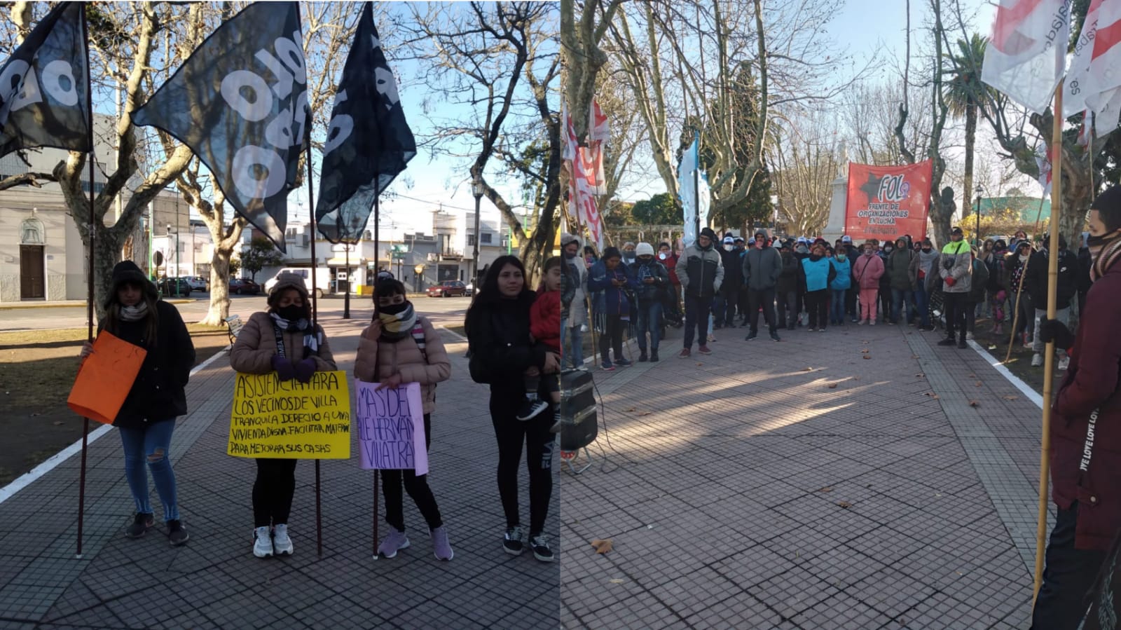 Gran asamblea de la Unidad Piquetera en Ensenada