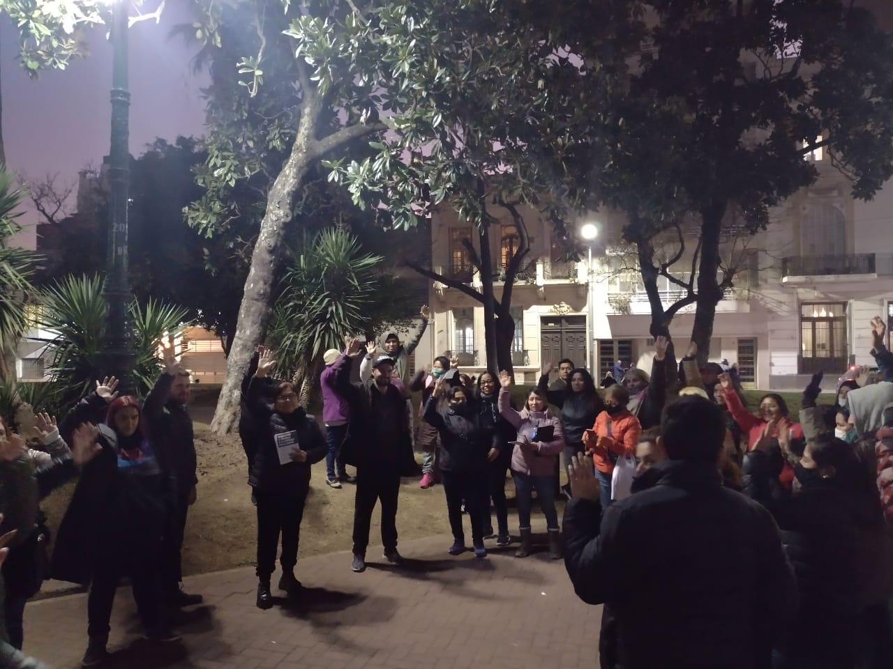 CABA: asamblea por el derecho a la vivienda en Parque Lezama