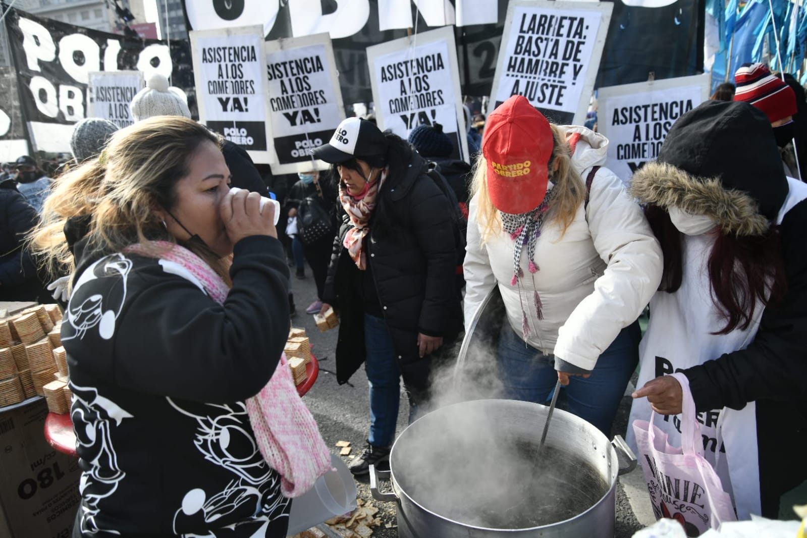 En CABA, Buenos Aires y las provincias, movilizaciones piqueteras contra el ajuste