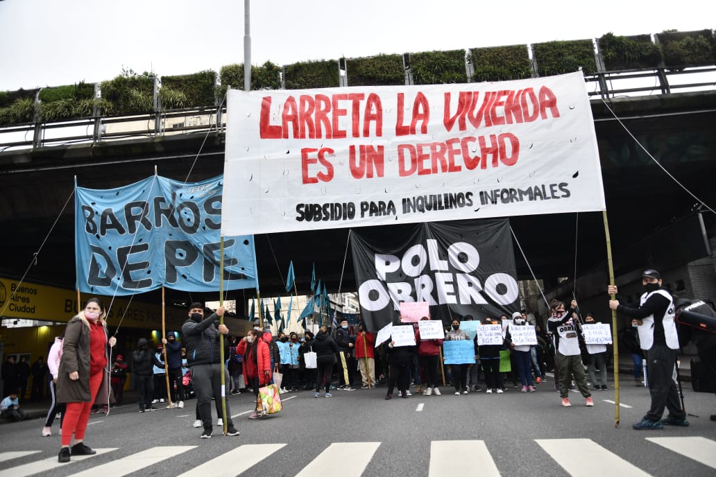 CABA: piquetazo en la Ciudad por el derecho a la vivienda